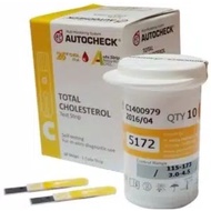 Cholesterol autocheck cholesterol test strip 10