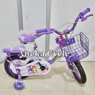 Sepeda Anak Cewek Roda Empat Mini Emerson 12 Sepeda Anak Perempuan