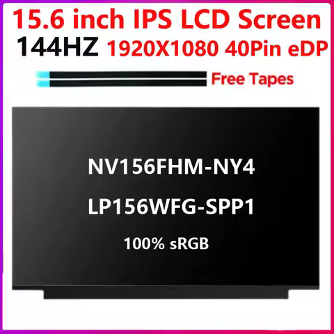 15.6" Laptop LCD Screen NV156FHM-NY4 Fit LP156WFG-SPP1 For Lenovo Legion 5-15ARH05H 5-15IMH05H 5P-15
