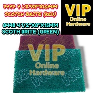 3M Scouring Pad Scotch Brite 7447/7448 Nylon Silk Pad Pengyental Sutera Nilon Emery Sponge Kapas