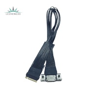 For M.2 to Oculink 4i Extension Cable Desktop M2 Mkey NVME to SFF8611 Adapter Cord PCIe 4.0 X4 Gen4 