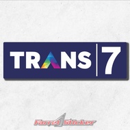 Stiker Televisi Logo Sticker TV RCTI SCTV TVRI TVONE TRANS 7