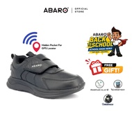 ABARO Hidden GPS Pocket H2819N School Shoes/Kasut Unisex/Kasut Tulis Nama