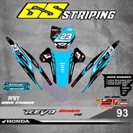 Sticker Striping Rbt Revo Absolute 110 Motorcycle Rbt Bebek Modif Supermoto Yz Crf Klx Kx Ktm Rbt Ne