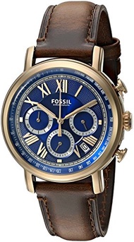 Fossil Men s FS5148 Buchanan Chronograph Dark Brown Leather Watch
