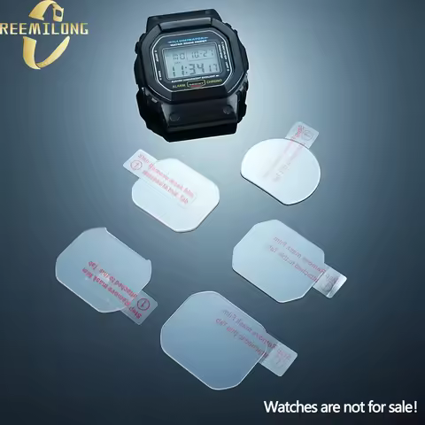 Watch Mirror Protective Film for Casio Watch DW-5600/GBD-200/GMW-B5000/GW-6900/GX-56 Series Tempered