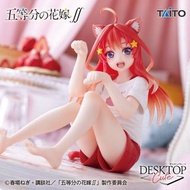 100% New 全新 Taito Desktop Cute  五等分的花嫁 中野 五月 Itsuki 貓耳家居服 ver Cat room wear ver