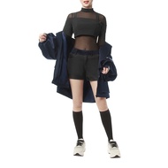 ぅバ ∝※ OL KDA Baddest Akali Cosplay Costume KDA AKALI Cosplay LOL Sexy Costume Jacket Necklace wig sh