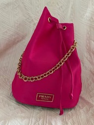 Prada pink pink beauty makeup bag 化妝包 索袋 👜