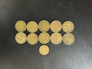 （60年10枚大壹毫）香港硬幣英女王伊利沙伯二世 1960年大一毫 Government of Hong Kong Coin Queen Elizabeth ll 1960 $0.1