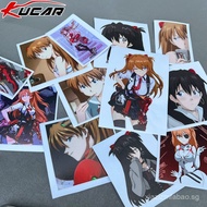 Popular eva Asuka Sticker Laptop Case Decoration Car Sticker Electric Motorcycle Anime Car Sticker 9