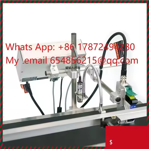 T290E 25.4mm/50.8mm TIJ Coder Printing Machine Expiry Date GS1 Code Intelligent Continuous Inkjet Pr