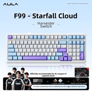 AULA | Customizable Wireless Multi-Mode Bluetooth Silent Keyboard 98 Keys
