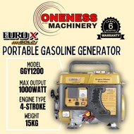 EUROX GGY1200 Gold Edition 4-Stroke Portable Petrol Generator 1000W