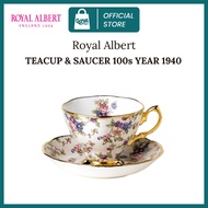Teacup & Saucer 100s Year Royal Albert 1940