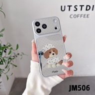 Pajama Dog & Cat Mirror Polka Dot Phone Case For Realme Narzo 90 70 Pro 50 V23 V23i Q5i 5G 4G Luxury