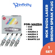 NGK 94124 Laser Iridium Spark Plug For Mazda 2/ 3/ 5/ 6/ Cx-5/ Cx-3/ Biante