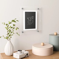 Clear mica wall-mounted A2 photo frame (for 42x60cm photos), Acrylic