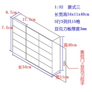ชั้นวางรถโมเดล Acrylic Wall-Mounted Display Case Toy Storage Box Multi Purpose Car Model Showcase Wi