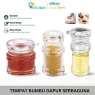 KTCmart Multipurpose Kitchen Spice Jar Oil Bottle Sambal Cup Spice Jar | Pepper Chili Sauce Oil Bott