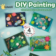 Toddler Safe Painting Set Animated Art Kit for Kids Creative Doodling Set Kids DIY Activity Educatio