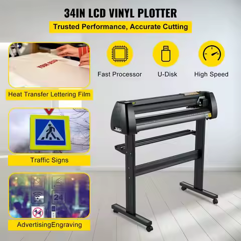 Vinyl Cutter Offline 28in / 720mm Vinyl Plotter Machine w/ Floor Stand