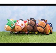 全新 日版 SK Japan 16 x 19cm 毛公仔 純種馬 日本 賽馬 賽馬娘 Plush Doll Horse Thoroughbred Collection Nesoberi Plush T