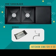 BAK CUCI PIRING 2 LUBANG SAYAP VAPRA 12050/KICHEN SINK VALPRA 12050