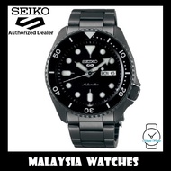 Seiko 5 Sports Superman SRPD65K1 Automatic 100M Black Dial Black Stainless Steel Bracelet Men's Watch