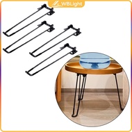 WBLight ขาโต๊ะพับได้4ชิ้นKaki Kaki Meja กลางแจ้งขาเฟอร์นิเจอร์พับได้งานหนักสารพัดประโยชน์สำหรับชิ้นส