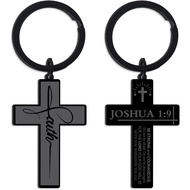 Bozidol Inspirational Bible Verse Cross Keychains, Religious Christian Birthday Baptism Graduation G