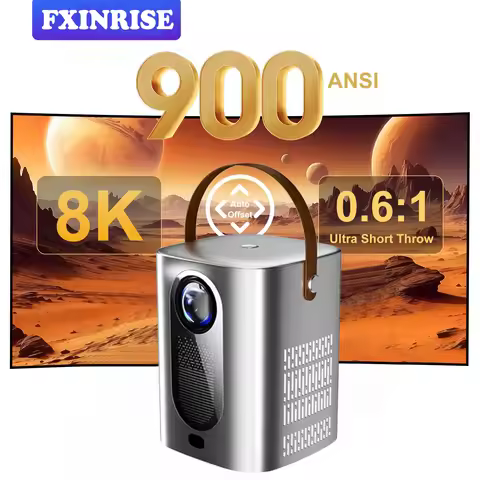 New HY6 Smart Mini Projector Android 9 WiFi6 Support 4K 720P BT5.0 Outdoor Projector 1280*720P Home 