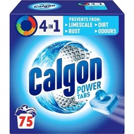 Calgon (whole box) Calgon 4 in 1 เม็ดก้อนทำความสะอาดเครื่องซักผ้าจากประเทศอังกฤษ