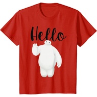 Disney Premium Distro Kids T-Shirt BIG hero 6 Baymax Hello Wave Graphic T-Shirt