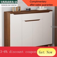 ！furniture▲(SG Seller)Shoe Cabinet Nordic Solid Wood  Simple and Modern Entrance Home Balcony Locker