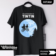 COMIC T1NT1N 13 SIZE S - 7XL ADULT JUMBO BIGSIZE PREMIUM SIZEBIG AND CHILDREN'S T-SHIRT 2-13 YEARS