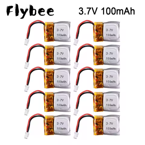 3.7v 100mah Lipo Battery FQ777-124 for Hubsan Q4 H111 for Wltoys V272 V282 V292 Rc Quadcopter Drone 