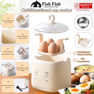Egg Boiler Household Small Hard Boiled Egg Maker Automatic Power off 6 Modes Breakfast Cooker 3 Pin 