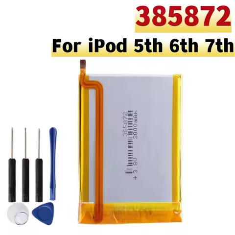 385872 Battery For iPod 5th Gen Video 30gb iPod 6th Gen Classic 80gb 120gb 7th Gen 160gb Batteries +