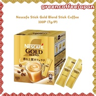 Nescafe Stick Gold Blend Stick Coffee 100P (7g/P),Box,Cafe Latte,Individually Wrapped
