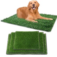 Shenggao 1PC Litter Box Synthetic Grass 3 Layers Toilet Pee Pad Training Pad Iawn Mesh Tray Pet Potty Indoor Outdoor Dog House