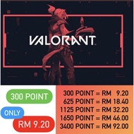 ⚔️VALORANT⚔️POINT🛡625 POINT ⚠️ONLY RM 18.40‼️🛡