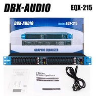 DBX-AUDIO EQX215 อีควอไลเซอร์ อินเทอร์เฟซเอาต์พุตซับวูฟเฟอร์อิสระ ประสิทธิภาพเวทีอีควอไลเซอร์กราฟิก 