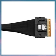 [hotkeystore.] PCIE4.0x8 SFF8654 to SFF8654 Male to Male Data Cable Slimsas 8X SFF8654 X8  Cable for