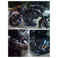 YAMAHA MT03 YOSHIMURA R77 EXHAUST PIPE MUFFLER OPEN MT 03 MT-03