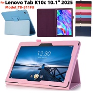 for Lenovo Tab K10C 10.1 inch 2025 Flip Shockproof Stand Tablet Case for Tab K10C 10.1" TB-311FU Lea
