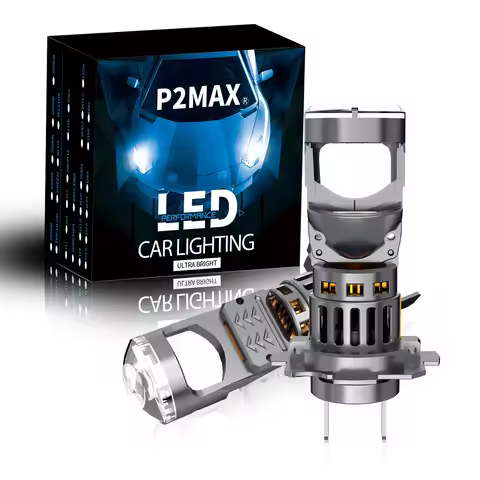 G18 H4 H7 60W LED Projector Lens Bulb 6000K White Instant Plug In Car Headlight Lighting Line for Au
