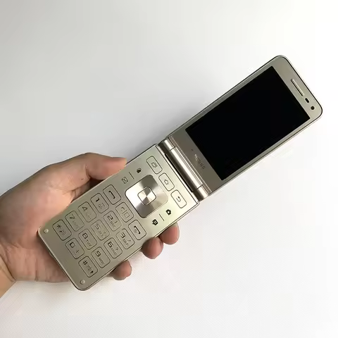 Original Samsung Galaxy Folder2 G1650 4G Mobile Phone 3.8'' Dual SIM 2GB RAM 16GB ROM Flip CellPhone