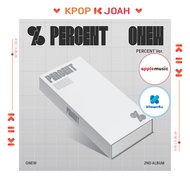[POB] (PERCENT ver.) ONEW [PERCENT] 2nd Full Album (15th Jul.2025)