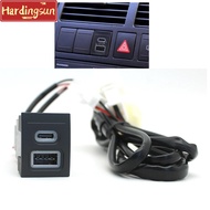 12V/24V Car Phone Charger Socket Double QC3.0 Type C PD USB Charging Port Power Adapter For VW Volks